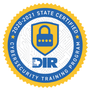 DIR Cybersecurity Training Logo 2020-2021