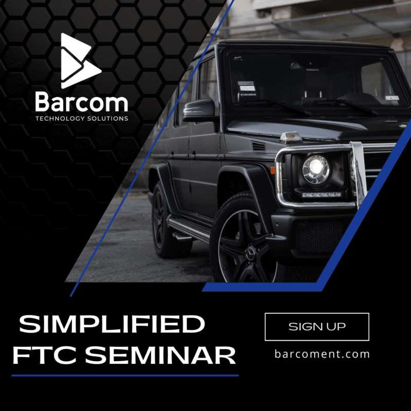 Barcom FTC Signup blue