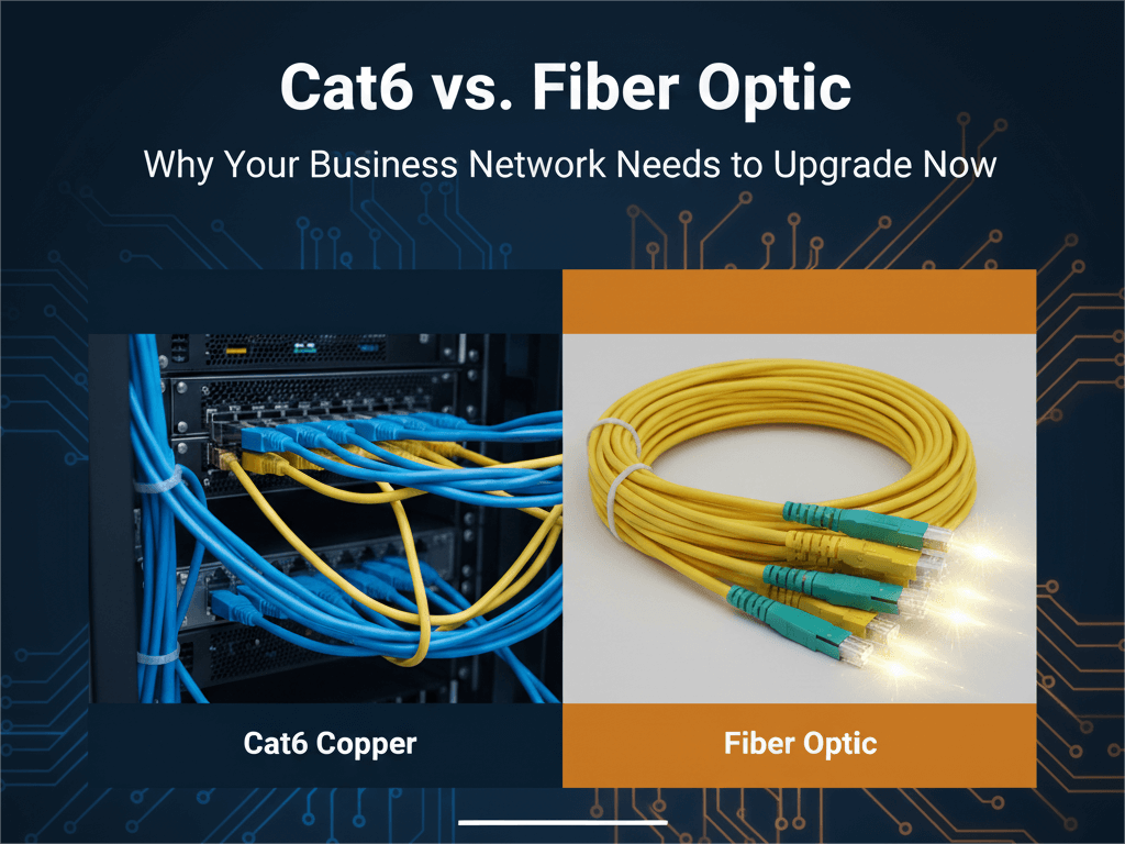 fiber optic cable vs cat6